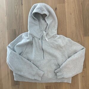 Lululemon Scuba Oversized Half-Zip Hoodie - Heathered Grey XL/XXL